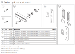 19 Series: Optional Equipment
